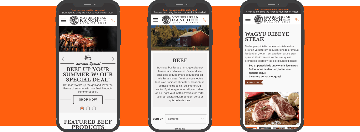 Mothersheadranch in Mobile Gadget